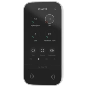 AJAX | Bedienteil | Touchscreen | Autorisierung per Tag + Code + Smartphone | Weiß | Keypad Touch – Bild 2