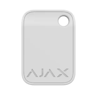 AJAX | Kontaktloser Schlüsselanhänger | Verschlüsselt | Für KeyPad Plus | 1x Weiß | Tag – Bild 1