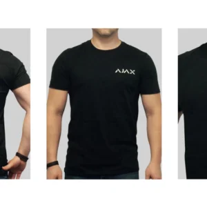 AJAX | T-Shirt "Pro" | Baumwolle | Schwarz | Beidseitiger Aufdruck | Größe: XL – Bild 2