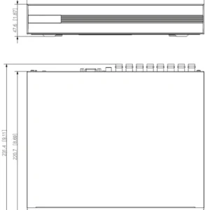 GOLIATH 16 Kanal Pentabrid XVR Rekorder | 2 MP | HDCVI-IP-Analog | H.265 | SMD+ | App | Lite Serie – Bild 2