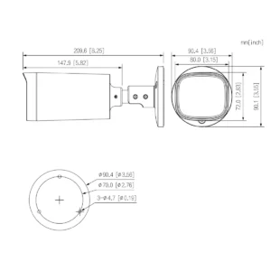 GOLIATH HDCVI Kamera | 2 MP | 2.7mm-12mm | Motorzoom | 80m IR | IP67 | Smart Serie – Bild 3