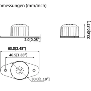 GOLIATH Mikrofon, Cinch Anschluss, hohe Empfindlichkeit, Rausch & Echo Unterdrückung, 5-40qm – Bild 4