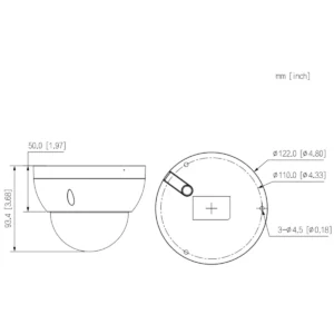 GOLIATH Starlight IP Dome Kamera | 8 MP | Motorzoom | WDR | 40m IR | SMD+ | Mikro | PoE | 4K Serie – Bild 3