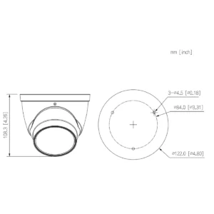 GOLIATH Starlight IP Dome Kamera | 8 MP | Motorzoom | WDR | 40m IR | SMD+ | Mikro | PoE | 4K Serie – Bild 2